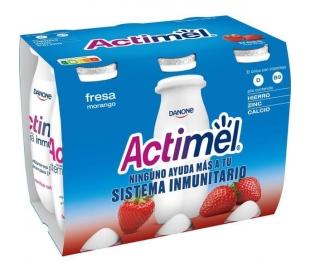 Yog. l-casei actimel fresa danone pack 6x100 grs.