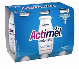 Yog. l-casei actimel natural danone pack 6x100 grs.