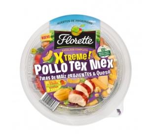 Especialidad envasada pollo tex mex florette 220 gr.