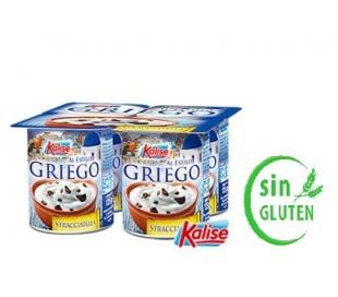 Yogur griego stracciatella kalise pack 4x125 grs.