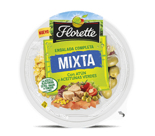 Especialidad envasada ensalada mixta florette 190 gr.