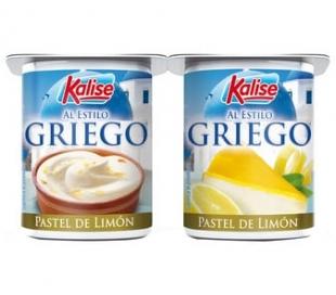 Yogur griego pastel de limon kalise pack 4x125 grs.