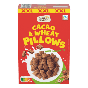 Cereales rellenos de chocolate con avellana