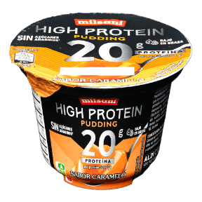 Pudding proteico sabor caramelo