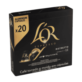 Cápsulas de café ristretto