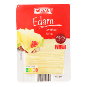 Lonchas de queso edam