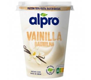 Yogur soja vainilla alpro 400 gr.