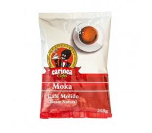 Café tueste natural molido moka carioca 250 gr.